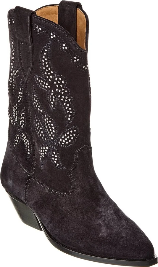 Isabel Marant Duerto Suede Cowboy Boot