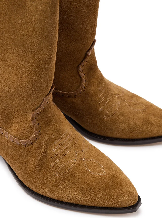 Isabel Marant Duerto Suede Western Boots - Image 3