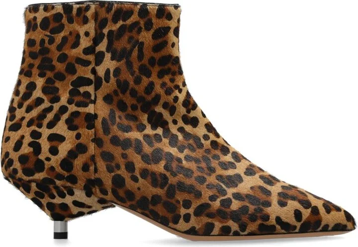 Isabel Marant Eana 45Mm Leopard-Print Ankle Boots