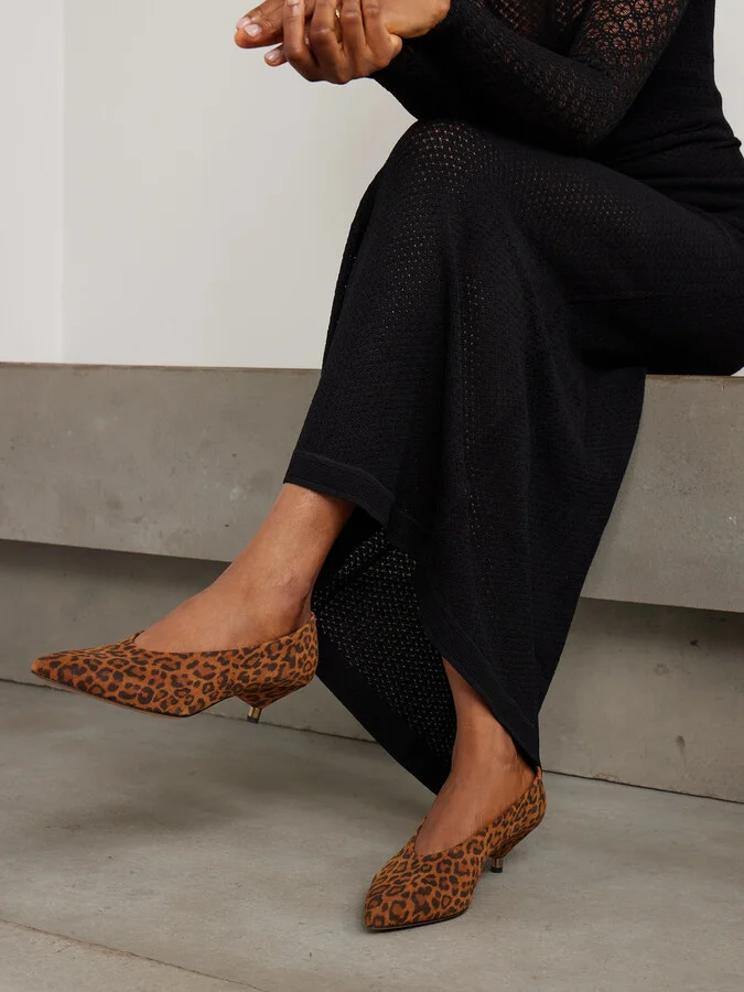 Isabel Marant - Ebisa Leopard-print Suede Pumps - Animal print - Image 2