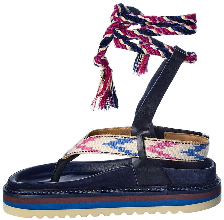 Isabel Marant Edeme Leather Sandal - Image 2
