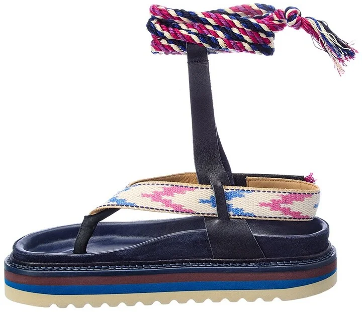 Isabel Marant Edeme Leather Sandal - Image 2