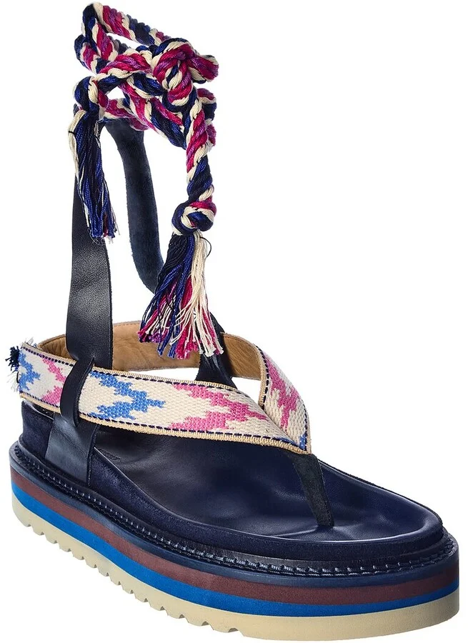 Isabel Marant Edeme Leather Sandal