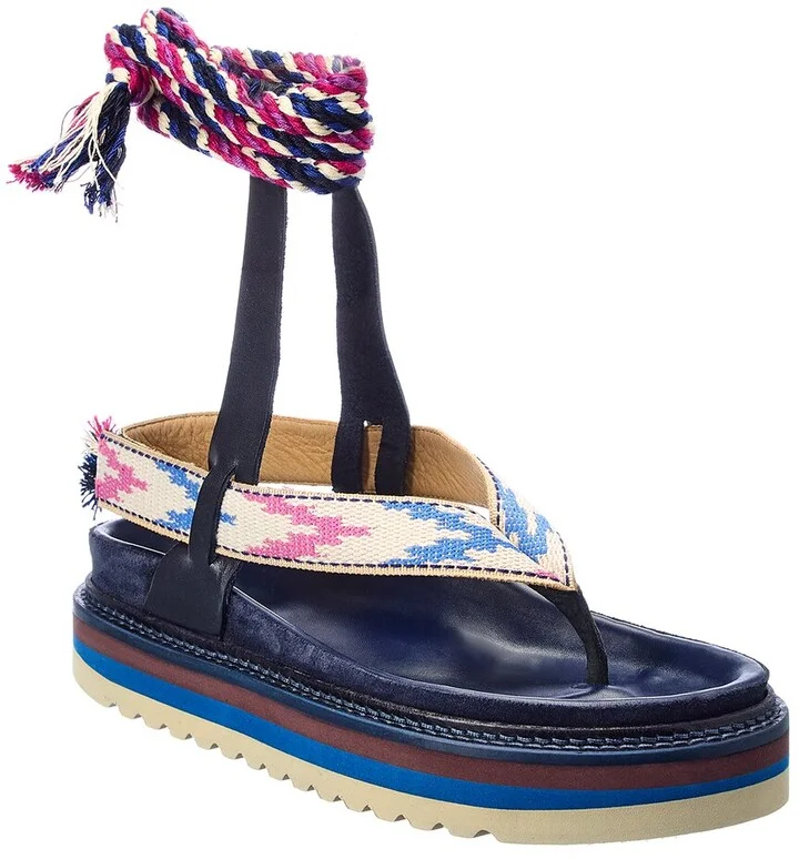 Isabel Marant Edeme Leather Sandal