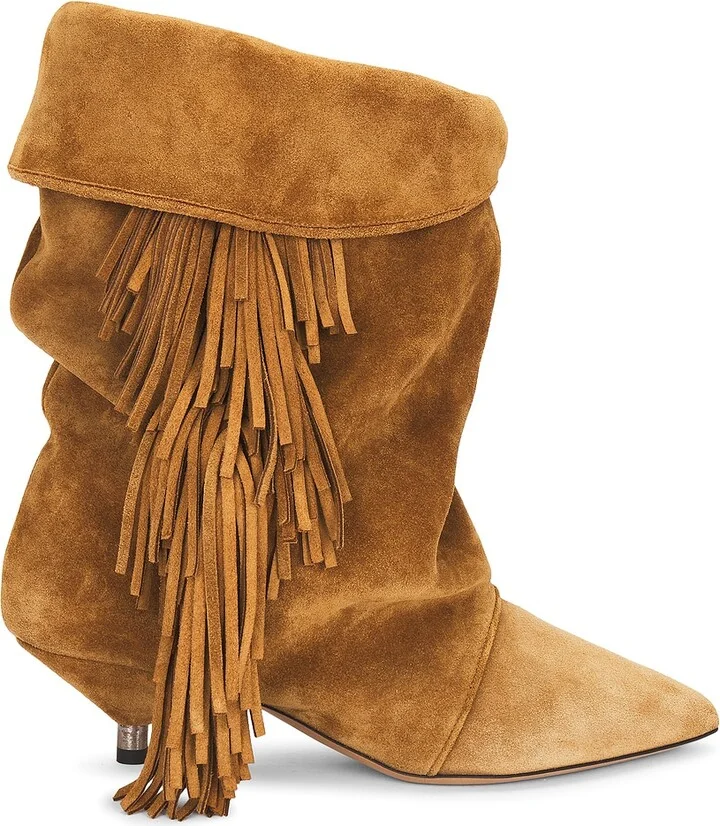 Isabel Marant Edrik Fringes Boot in Cognac