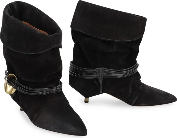Isabel Marant Edrika Suede Ankle Boots - Image 3