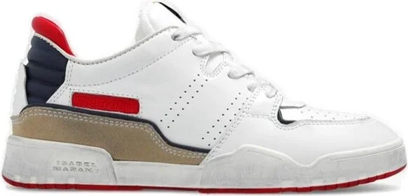 Isabel Marant Emree Panelled Lace-Up Sneakers
