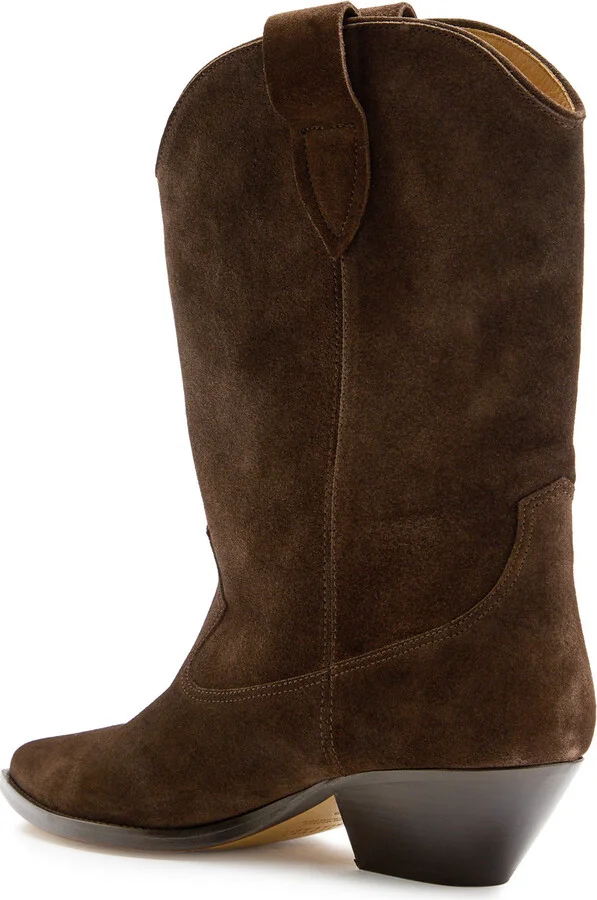 Isabel Marant étoile Duerto 40 Western Suede Mid-calf Boots - Image 2
