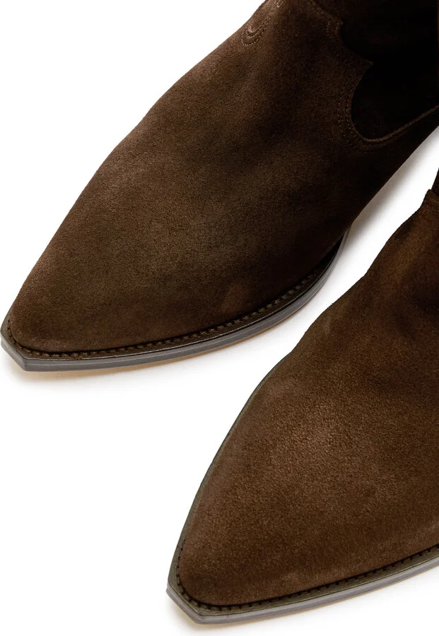 Isabel Marant étoile Duerto 40 Western Suede Mid-calf Boots - Image 3