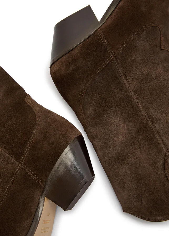 Isabel Marant étoile Duerto 40 Western Suede Mid-calf Boots - Image 4