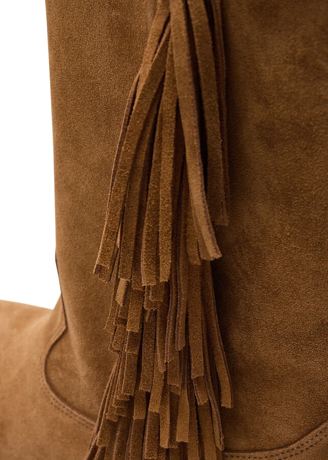 Isabel Marant étoile Duerto 50 Fringed Suede Mid-calf Boots - Image 4