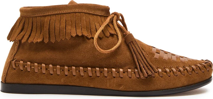 Isabel Marant étoile Felsa Fringed Suede Loafers