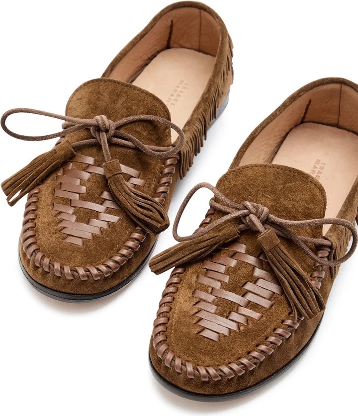 Isabel Marant étoile Fitza Fringed Suede Loafers - Image 3