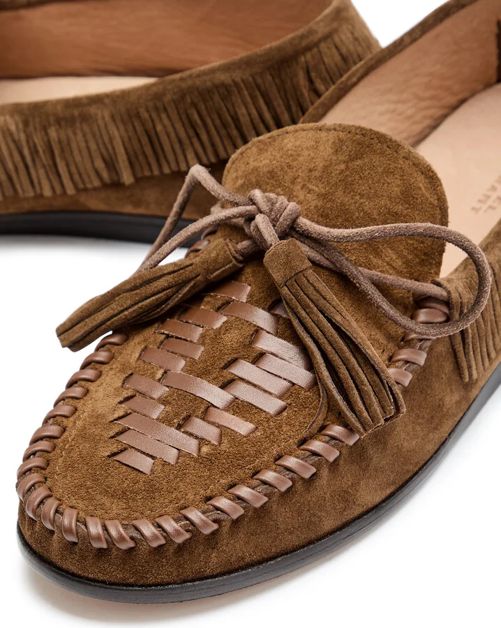 Isabel Marant étoile Fitza Fringed Suede Loafers - Image 4