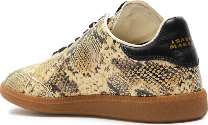 Isabel Marant étoile Kaycee Snake-print Leather Sneakers - Image 2