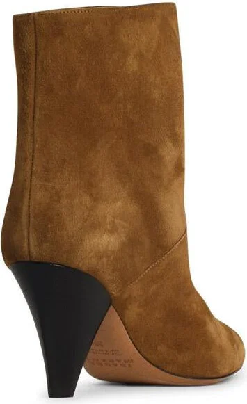 Isabel Marant Étoile 'Loline' Brown Suede Boots - Image 3