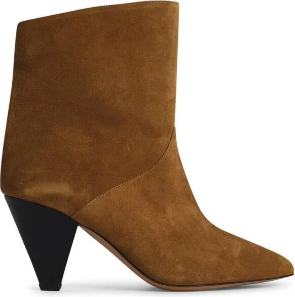 Isabel Marant Étoile 'Loline' Brown Suede Boots