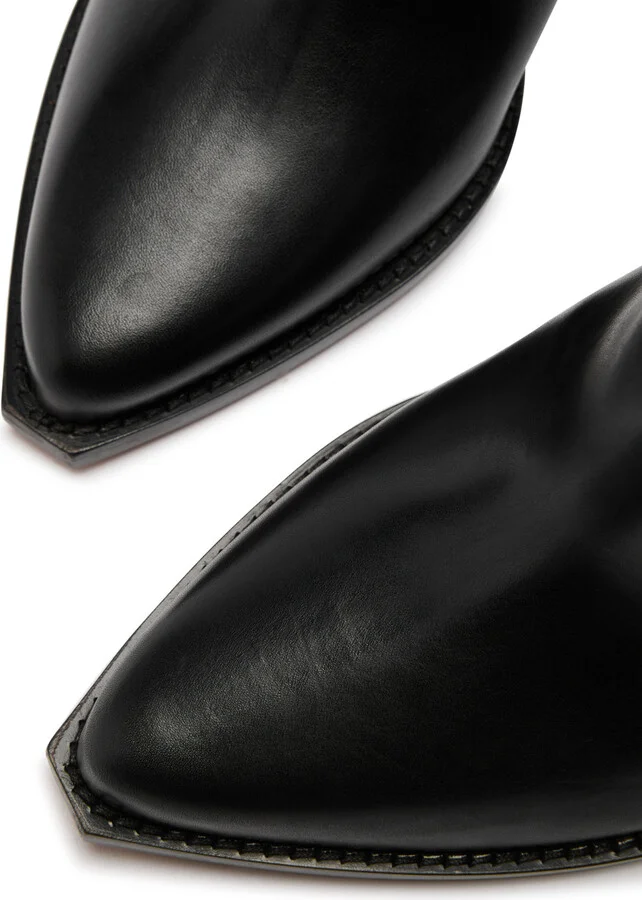 Isabel Marant étoile Lyka 90 Leather Mid-calf Boots - Image 3