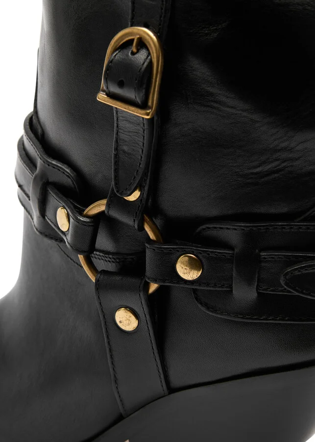 Isabel Marant étoile Lyka 90 Leather Mid-calf Boots - Image 4