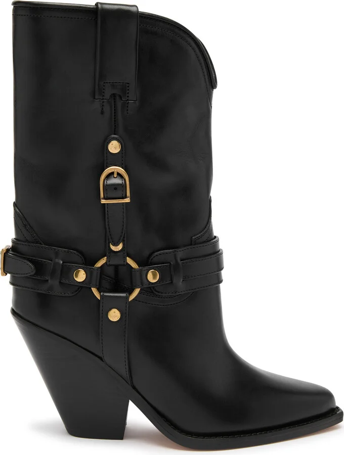 Isabel Marant étoile Lyka 90 Leather Mid-calf Boots