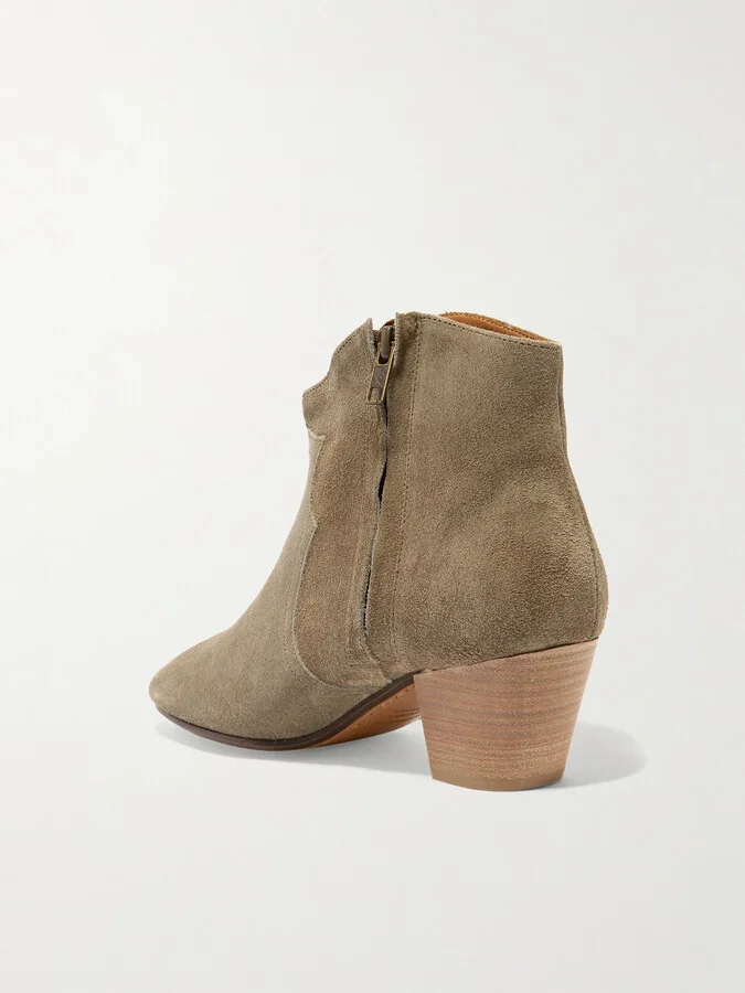 Isabel Marant - Étoile The Dicker Suede Ankle Boots - Brown - Image 3