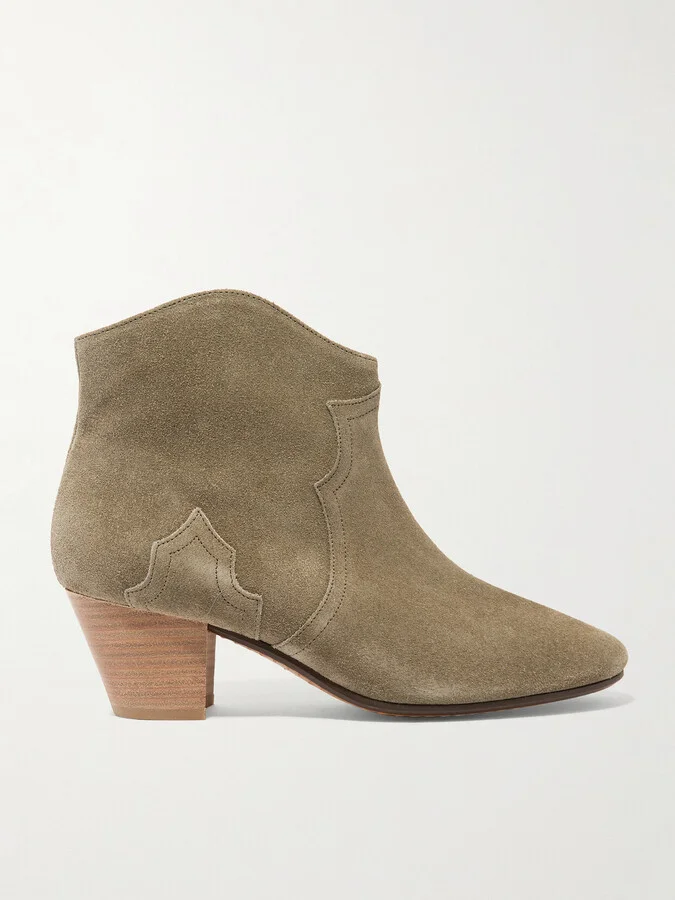 Isabel Marant - Étoile The Dicker Suede Ankle Boots - Brown