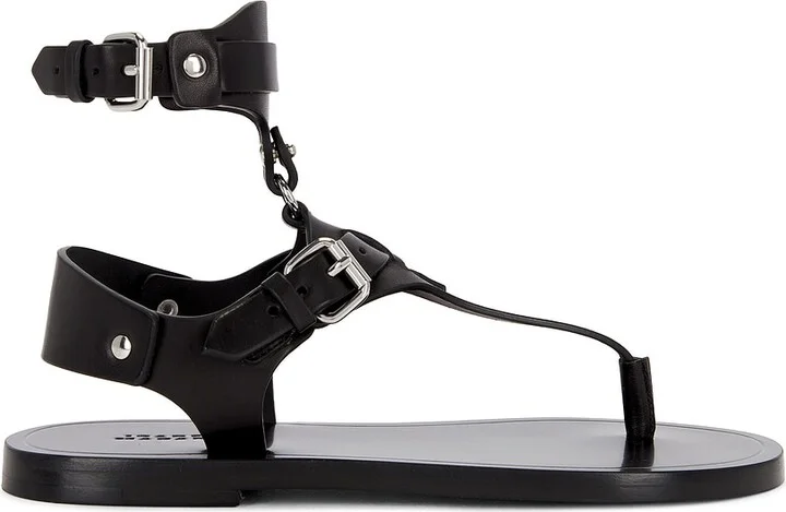 Isabel Marant Eveen Sandal in Black