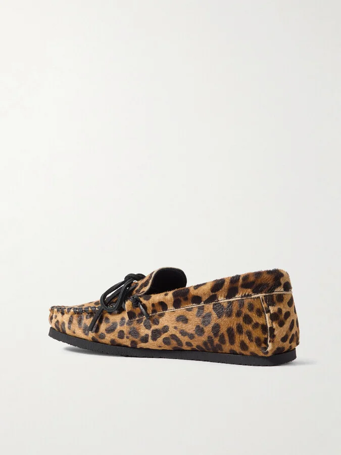 Isabel Marant - Fitza Leopard-print Calf Hair Loafers - Animal print - Image 3