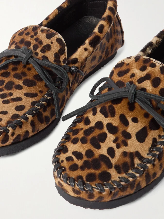 Isabel Marant - Fitza Leopard-print Calf Hair Loafers - Animal print - Image 4