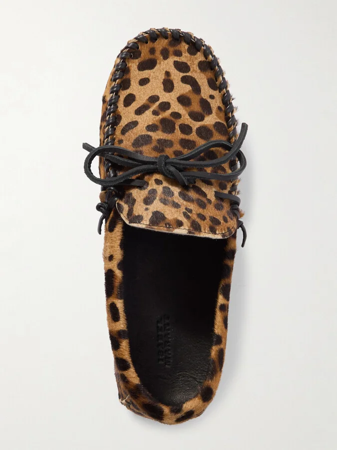 Isabel Marant - Fitza Leopard-print Calf Hair Loafers - Animal print - Image 5