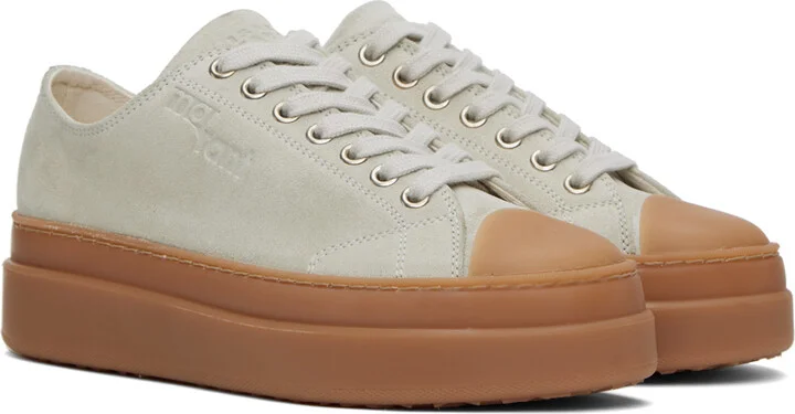 Isabel Marant Gray Austen Sneakers - Image 4