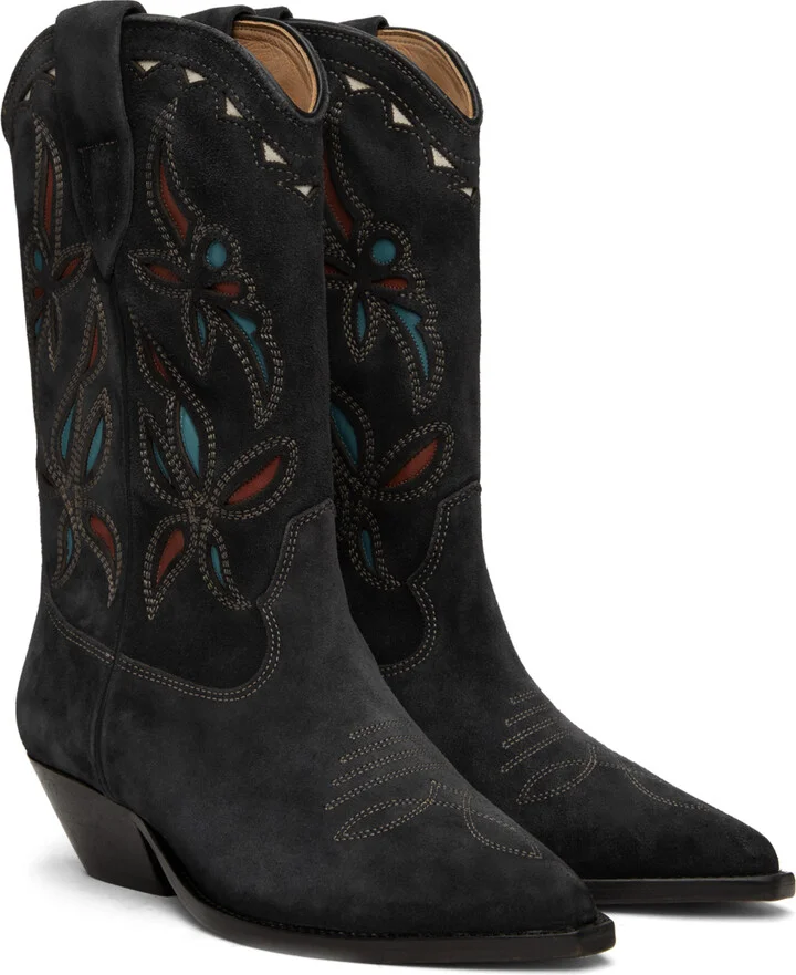 Isabel Marant Gray Duerto Cowboy Boots - Image 4