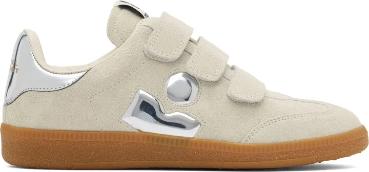 Isabel Marant Gray & Silver Beth Sneakers