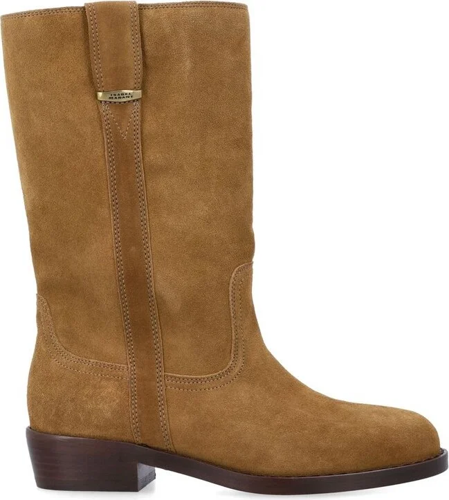 Isabel Marant Heikee Round Toe Ankle Boots