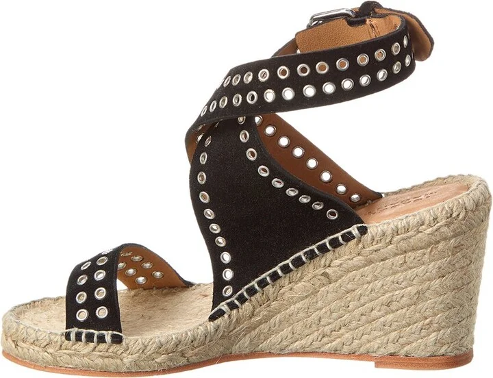 Isabel Marant Iriane Canvas Wedge Sandal - Image 2