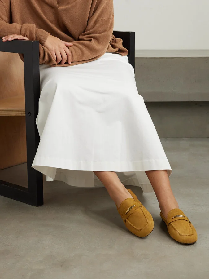 Isabel Marant - Iseri Embellished Suede Loafers - Brown - Image 2