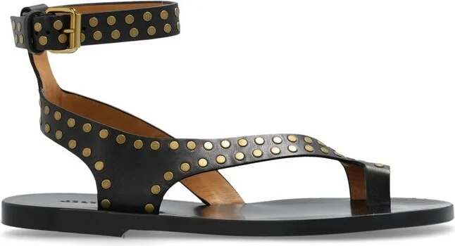 Isabel Marant Jiona Stud-Embellished Ankle Strapped Sandals