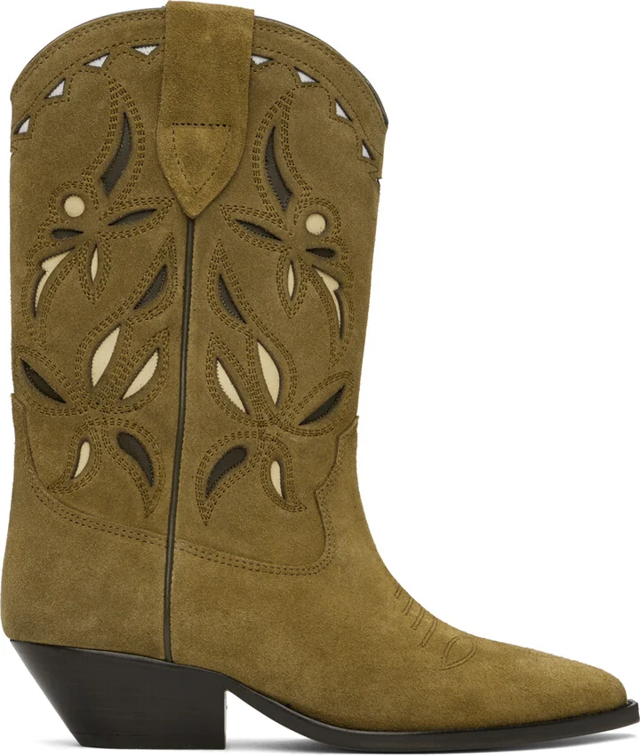 Isabel Marant Khaki Duerto Boots