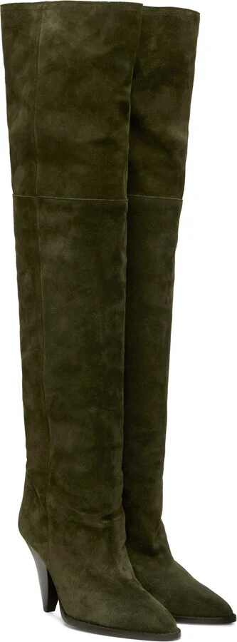 Isabel Marant Khaki Riria Boots - Image 4