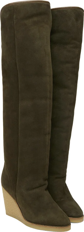 Isabel Marant Khaki Tilin Tall Boots - Image 4