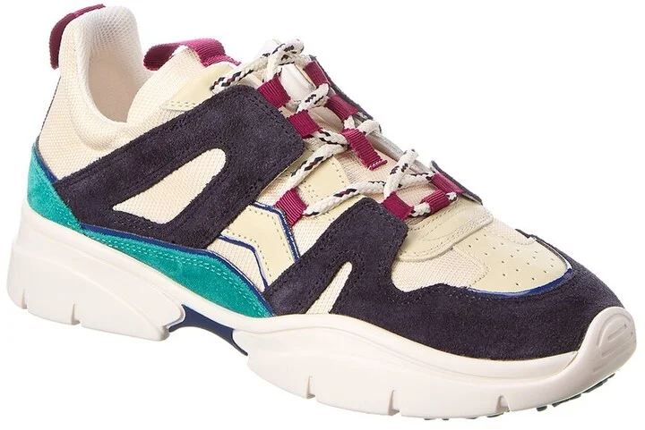 Isabel Marant Kindsay Story Suede Sneaker