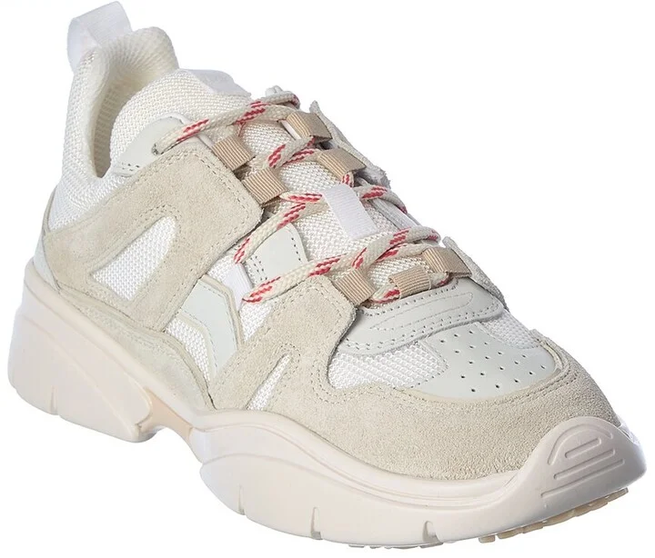 Isabel Marant Kindsay Suede & Leather-Trim Sneaker