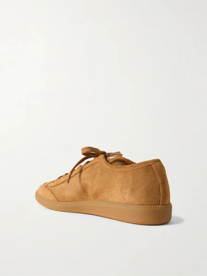 Isabel Marant - Klyce Leather-trimmed Suede Sneakers - Brown - Image 3