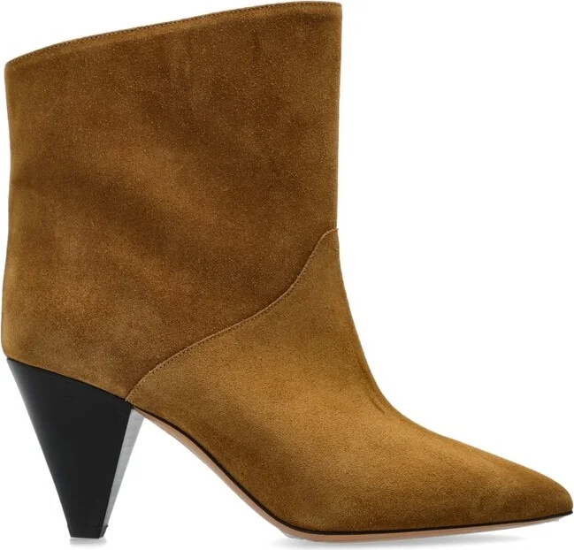 Isabel Marant Larta Pointed-Toe Ankle Boots