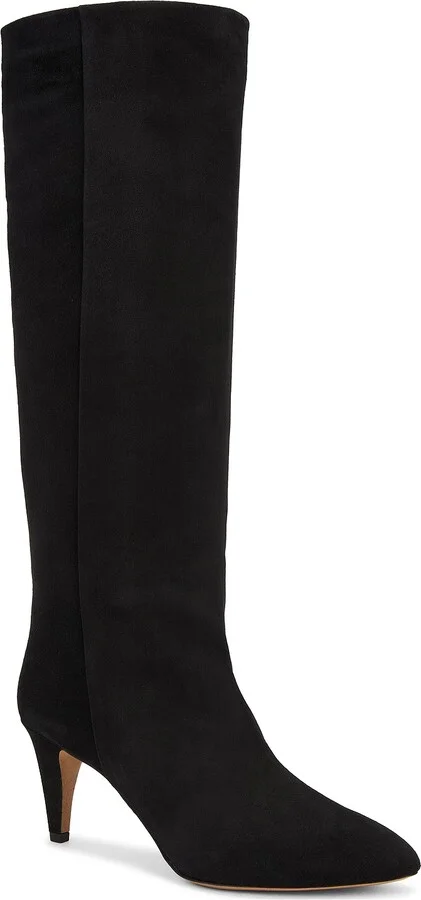 Isabel Marant Laspi Suede Boot in Black - Image 2