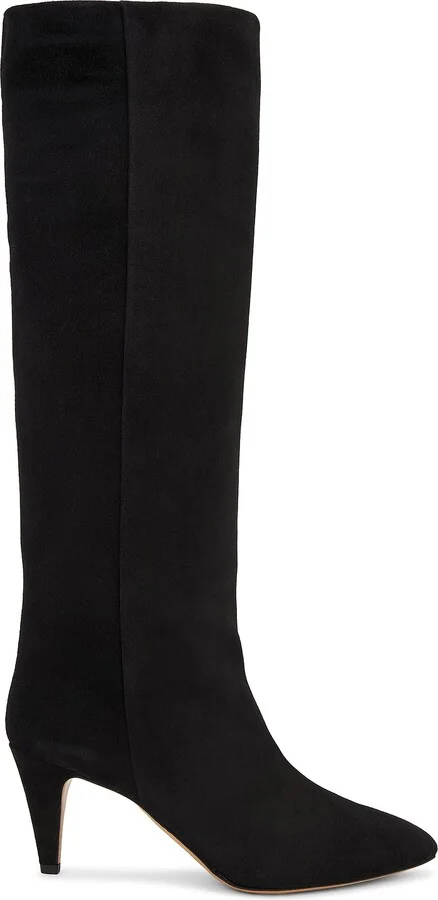 Isabel Marant Laspi Suede Boot in Black
