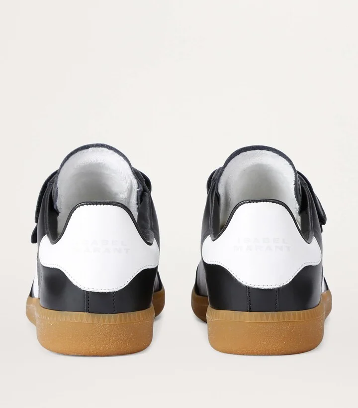 Isabel Marant Leather Beth Logo Sneakers - Image 2