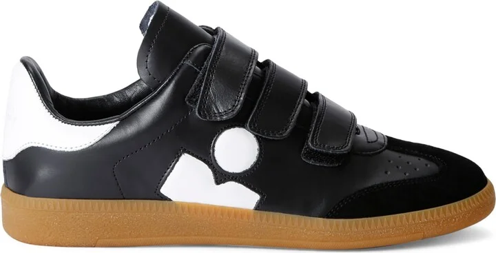 Isabel Marant Leather Beth Logo Sneakers