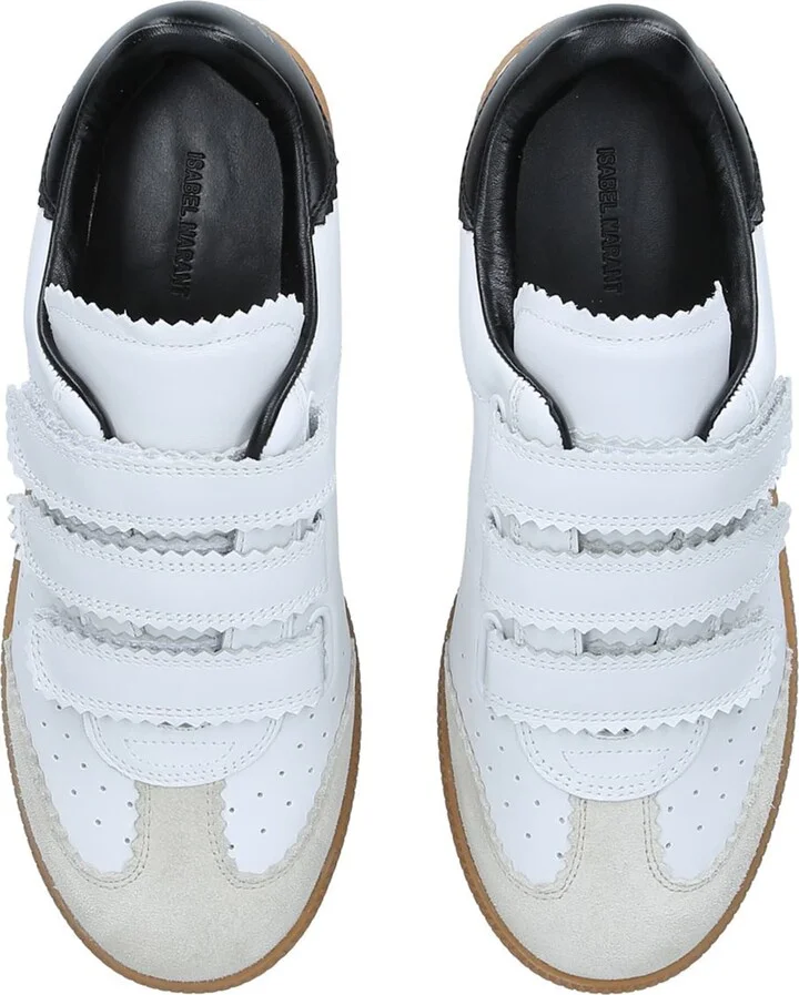 Isabel Marant Leather Beth Sneakers - Image 4