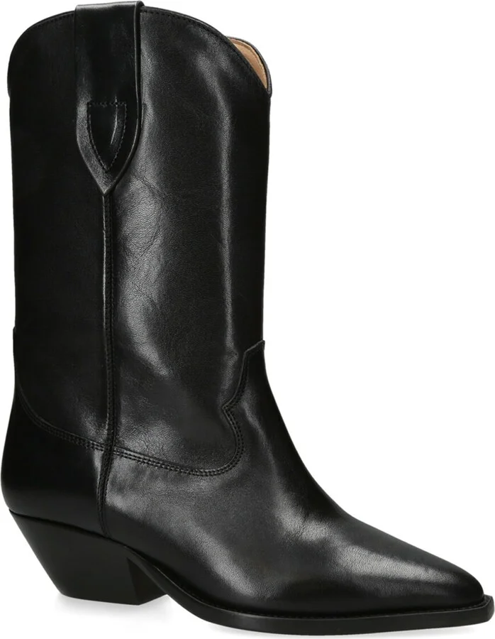 Isabel Marant Leather Duerto Cowboy Boots - Image 3